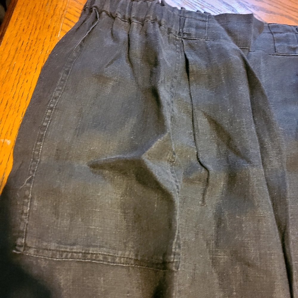 Flax by Jeanne Engelhart 100% linen skirt - Picture 4 of 7